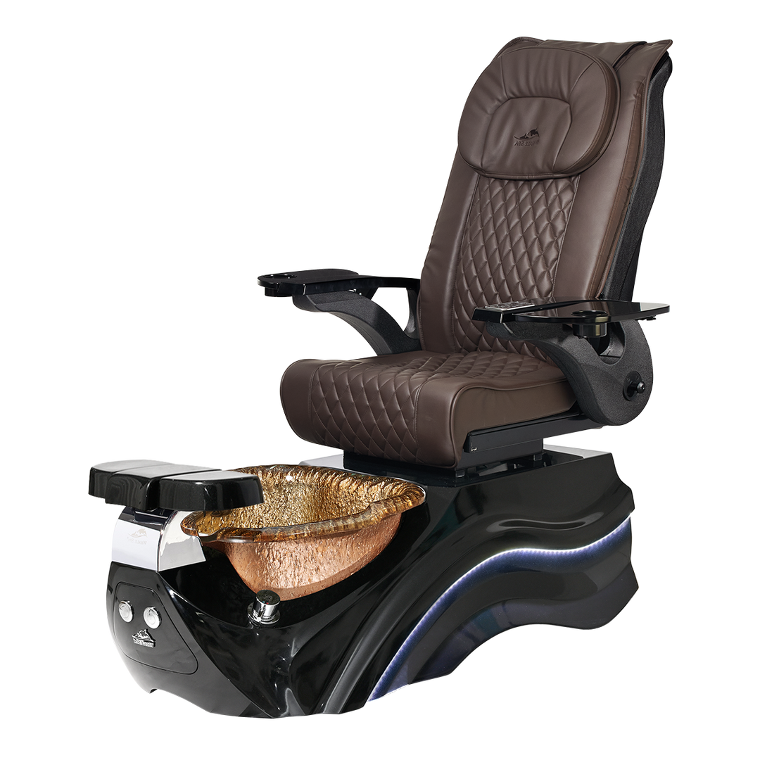 Pleroma II Black Pedicure Chair