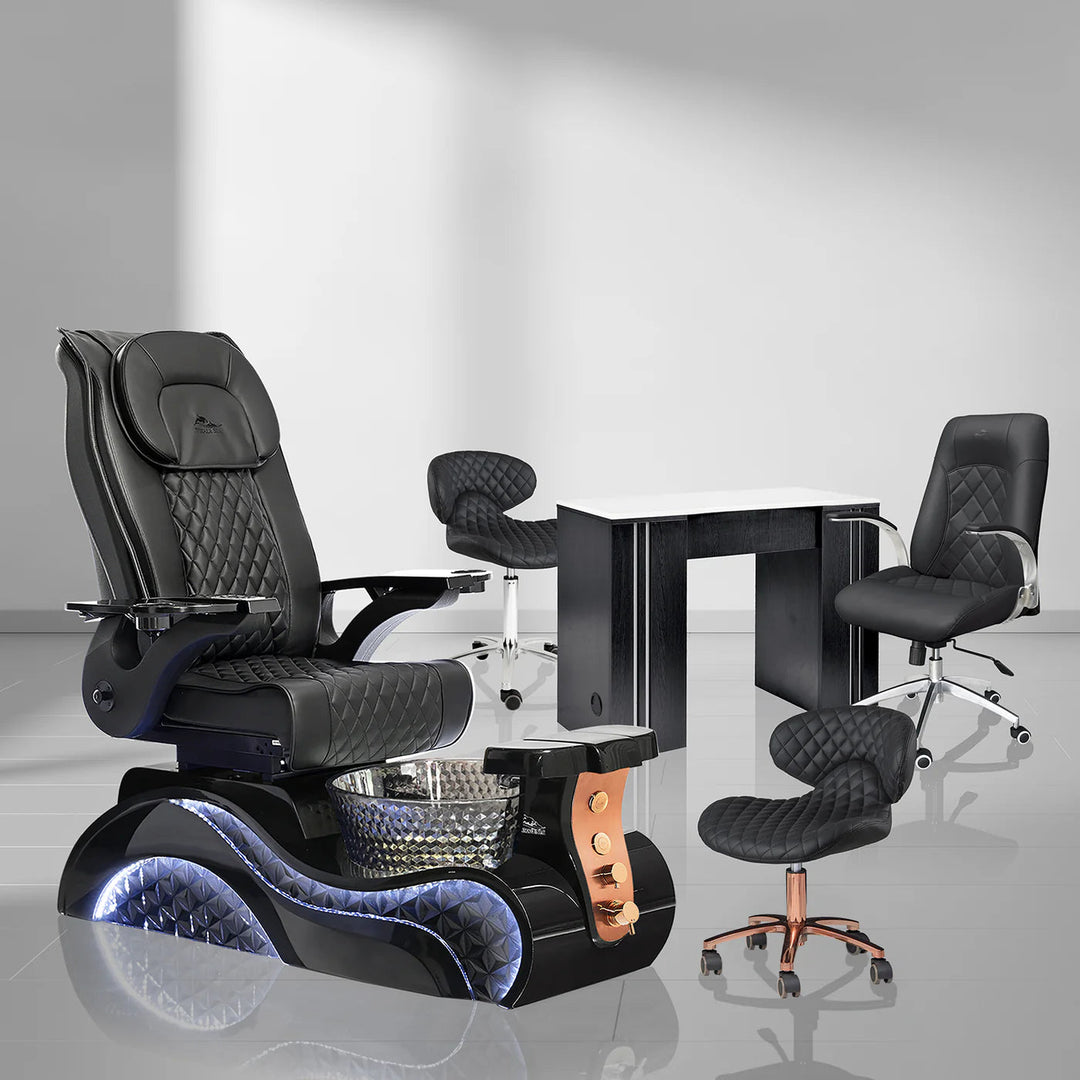 Lucent II Gold Edition Pedicure Chair Package Deal